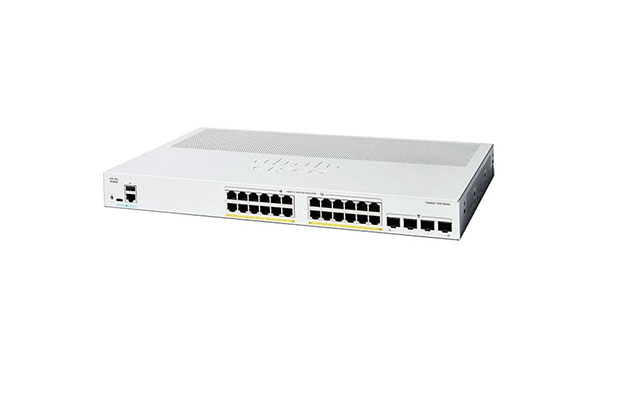 Cisco Catalyst C1300-24FP-4G 24-Port PoE Managed, 4x1G SFP Switch