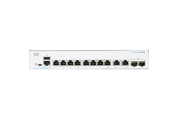 Cisco CBS350-8T-E-2G-EU Managed Switch 8-Port GE, Ext PS, 2x1G Combo