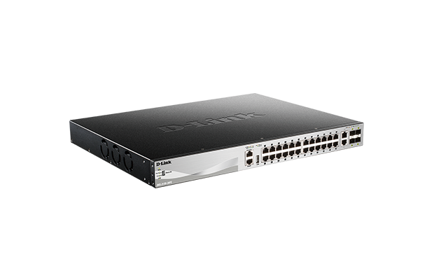D-Link DGS-3130-30PS 30-Port Lite Layer3 Stackable Managed PoE Switch