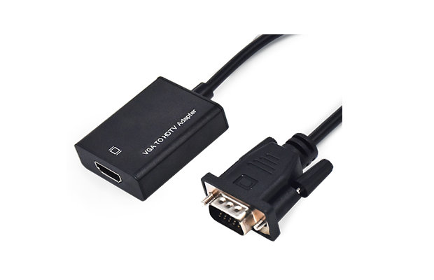 DTECH DT-2012 VGA to HDMI Adapter with Audio Input