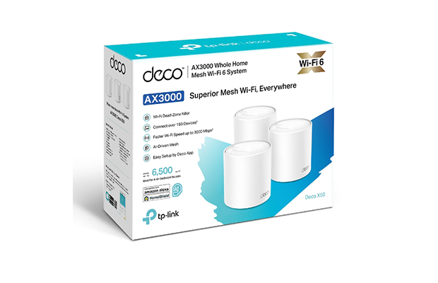 TP-Link Deco X50(3-pack) AX3000 Whole Home Mesh WiFi 6 System