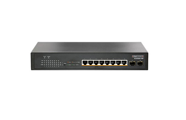 Edgecore ECS2020-10P 8P GE ports, 2G SFP ports with 8 port PoE Switch