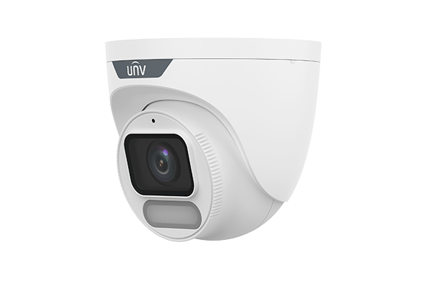 Uniview IPC3624LE-ADF40K-WP 4MP ColorHunter Wise-ISP Fixed Warm Light Turret Network Camera