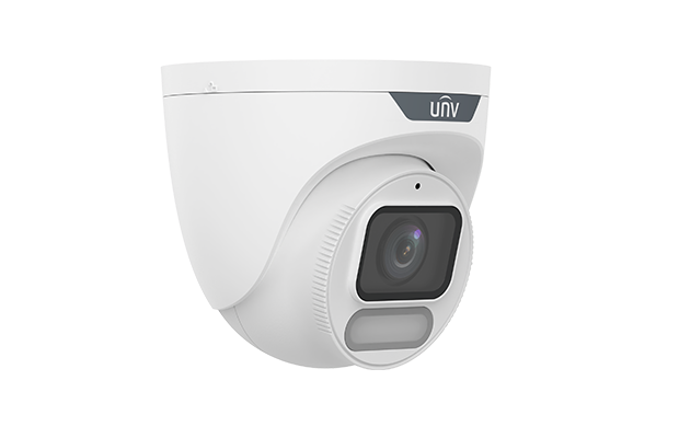 Uniview IPC3624LE-ADF40K-WP 4MP ColorHunter Wise-ISP Fixed Warm Light Turret Network Camera