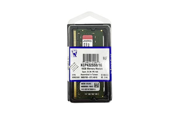Kingston RAM 16GB 3200MT/s DDR4 Non-ECC​​ (KVR32S22D8/16)