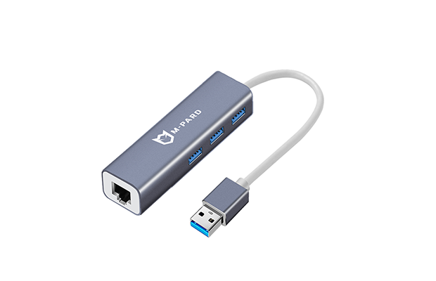 M-PARD MH050 USB3.0 to RJ45 3-Ports USB Hub