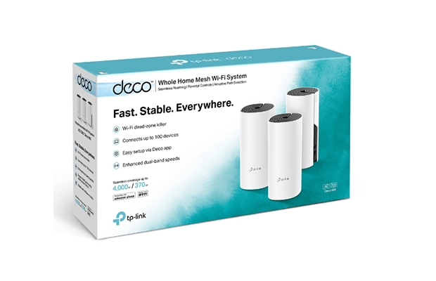 TP-Link Deco M4(3-pack) AC1200 Whole Home Mesh Wi-Fi System