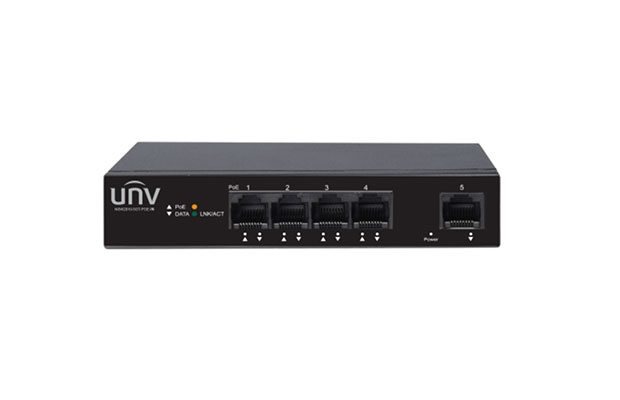 Uniview NSW2010-5GT-POE-IN 4Port Gigabit Ethernet POE Switches