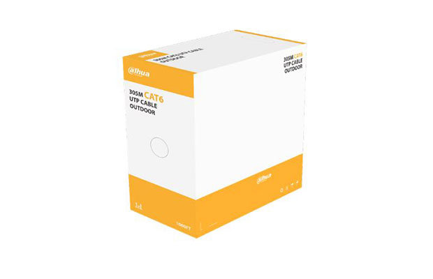 Dahua 305m Outdoor UTP CAT6 Cable (Black) PFM920-6UN