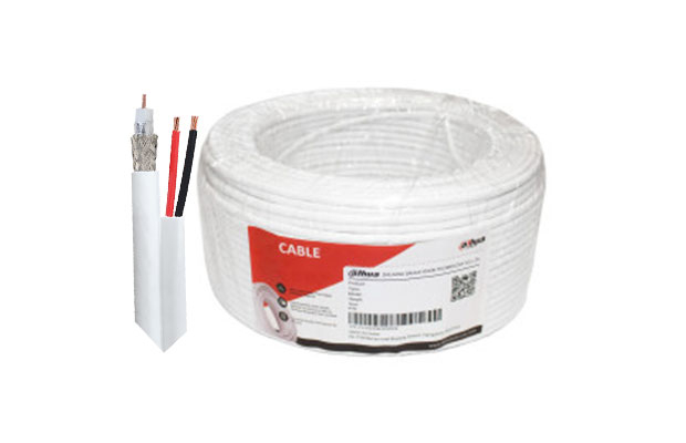 Dahua 100m RG59+2C Coaxial Cable (PFM941I-59N/2-100)
