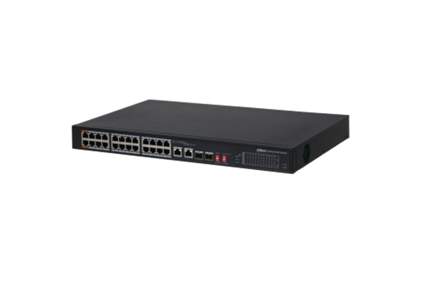 Dahua PFS3226-24ET-240 26-Port Fast Ethernet Switch with 24-Port PoE (240W)