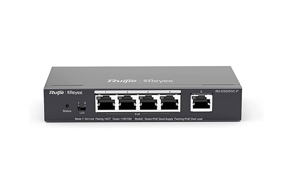 Reyee RG-ES205GC-P 5-Port Gigabit Smart POE Switch