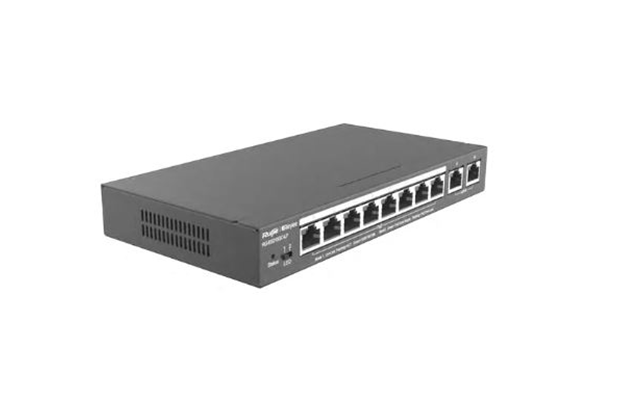 Reyee RG-ES210GC-LP 10-Port Gigabit Smart Cloud Managed PoE Switch