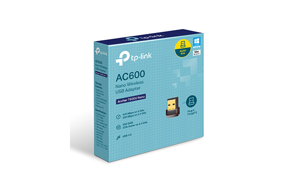 TP-Link Archer T600U Nano AC600 Nano Wireless USB Adapter