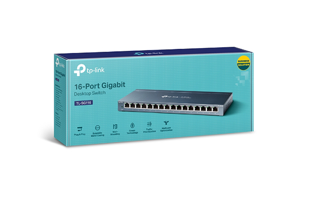 TP-Link TL-SG116 16-Port Gigabit Desktop Switch