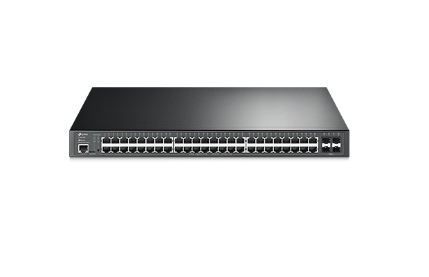 TP-Link TL-SG3452XP JetStream 48-Port Gigabit and 4-Port 10GE SFP+ L2+ Managed Switch with 48-Port PoE+