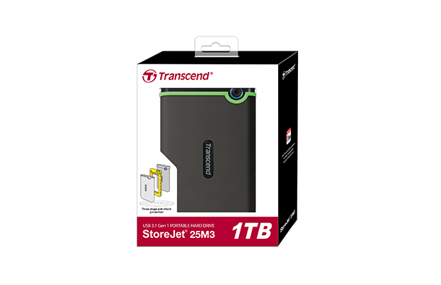 External HDD StoreJet 2.5 1TB Slim M3S TS1TSJ25M3S