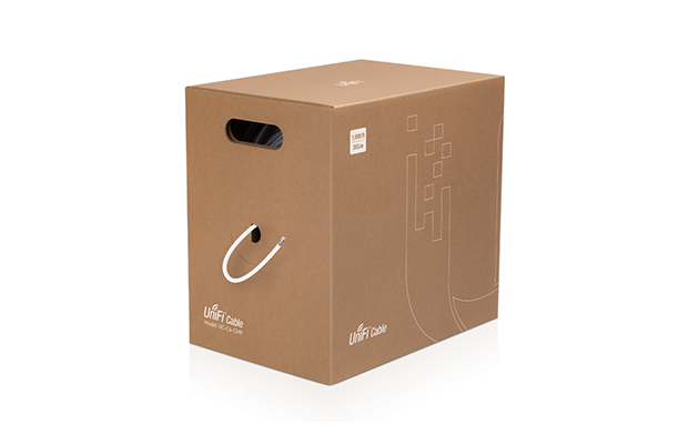 UniFi (U-Cable-C6-CMR) Cat6 UTP Cable high-Speed up to 1Gbps, 23AWG solid copper 305M