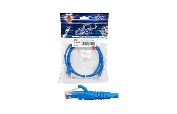 LINK CAT6 RJ45 PATCH CORD LSZH 2M Blue (US-5102LZ-4)