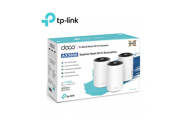 TP-Link Deco X68(3-pack) AX3600 Whole Home Mesh WiFi 6 System