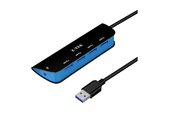 Z-TEK USB3.0 4PORT HUB 1.2m (ZY374)