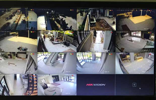 Outdoor IP camera security installation based on location, with quality video view