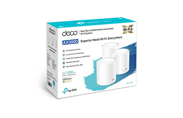 TP-Link Deco X60 AX3000 Whole Home Mesh Wi-Fi 6 System