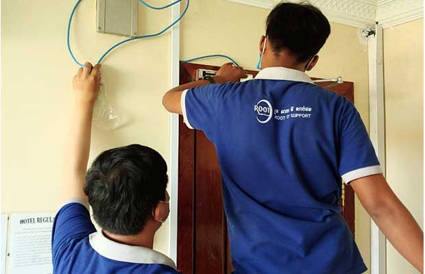 Install Door Access Control Fingerprint F18 Electric Magnetic Lock Security.