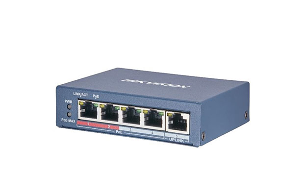 Hikvision DS-3E0105P-E/M(B) 4Port POE Switch