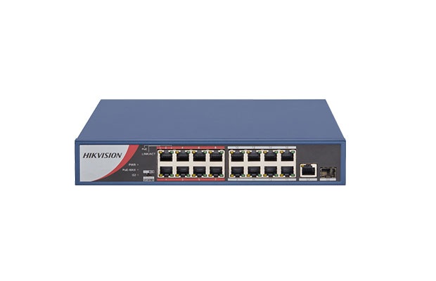 Hikvision DS-3E0318P-E/M 16 Port PoE Switch