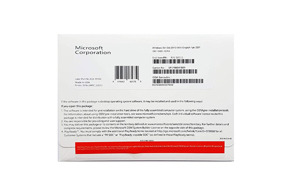 Licensed Windows 8.1 Pro x64 Eng Intl 1pk DSP OEI DVD (FQC-06949)