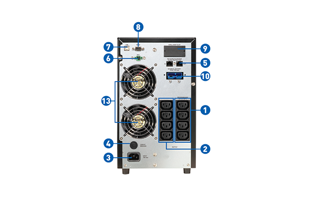 PROLINK 2KVA PRO802-ES UPS Online