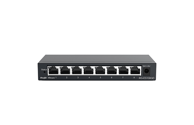 Ruijie/Reyee RG-ES108GD 8-Port Gigabit unmanaged Switch