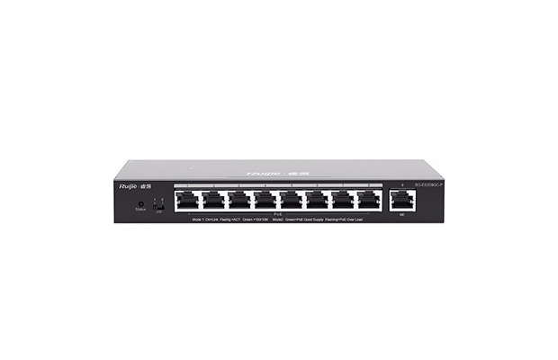Ruijie/Reyee RG-ES209GC-P 9-Port Gigabit Cloud Mananged PoE Switch