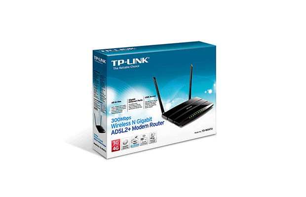 TP-Link TD-W8970​ 300Mbps Wireless N Gigabit ADSL2+ Modem Router