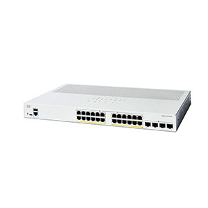 Cisco Catalyst C1300-24FP-4G 24-Port PoE Managed, 4x1G SFP Switch