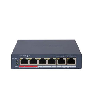 Hikvision DS-3E1106P-EI/M 4-Port Fast Ethernet Smart POE Switch