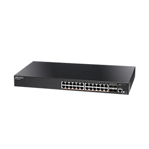 Edgecore ECS2100-28PP 24Ports L2-Managed GE, 4Port SFP ports with 24-port PoE Switch
