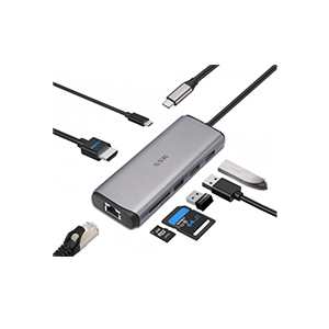 SSK SC202 Type-C Multi-function 8-in-1 Adapter
