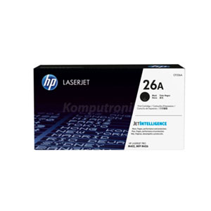 HP 26A Black Original LaserJet Toner Cartridge (CF226A)