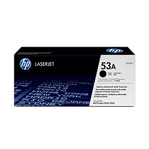 HP 53A Black Original LaserJet Toner Cartridge (Q7553A)