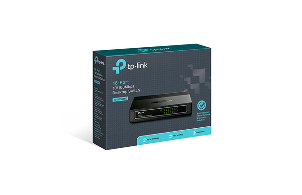 TP-Link TL-SF1016D 16-Port 10/100Mbps Desktop Switch