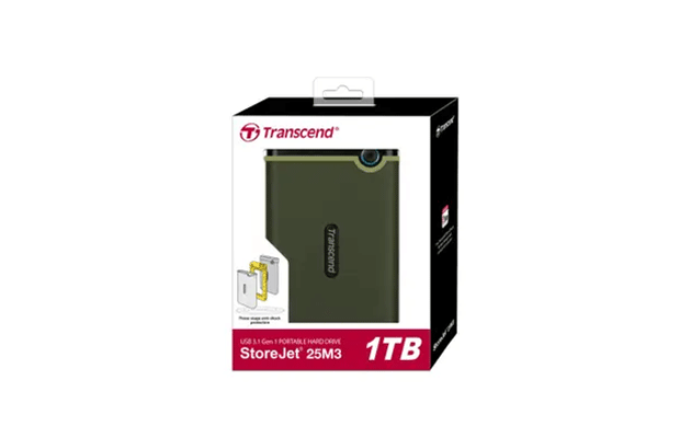Transcend StoreJet 2.5 1TB Slim M3G TS1TSJ25M3G (Green) 3.1